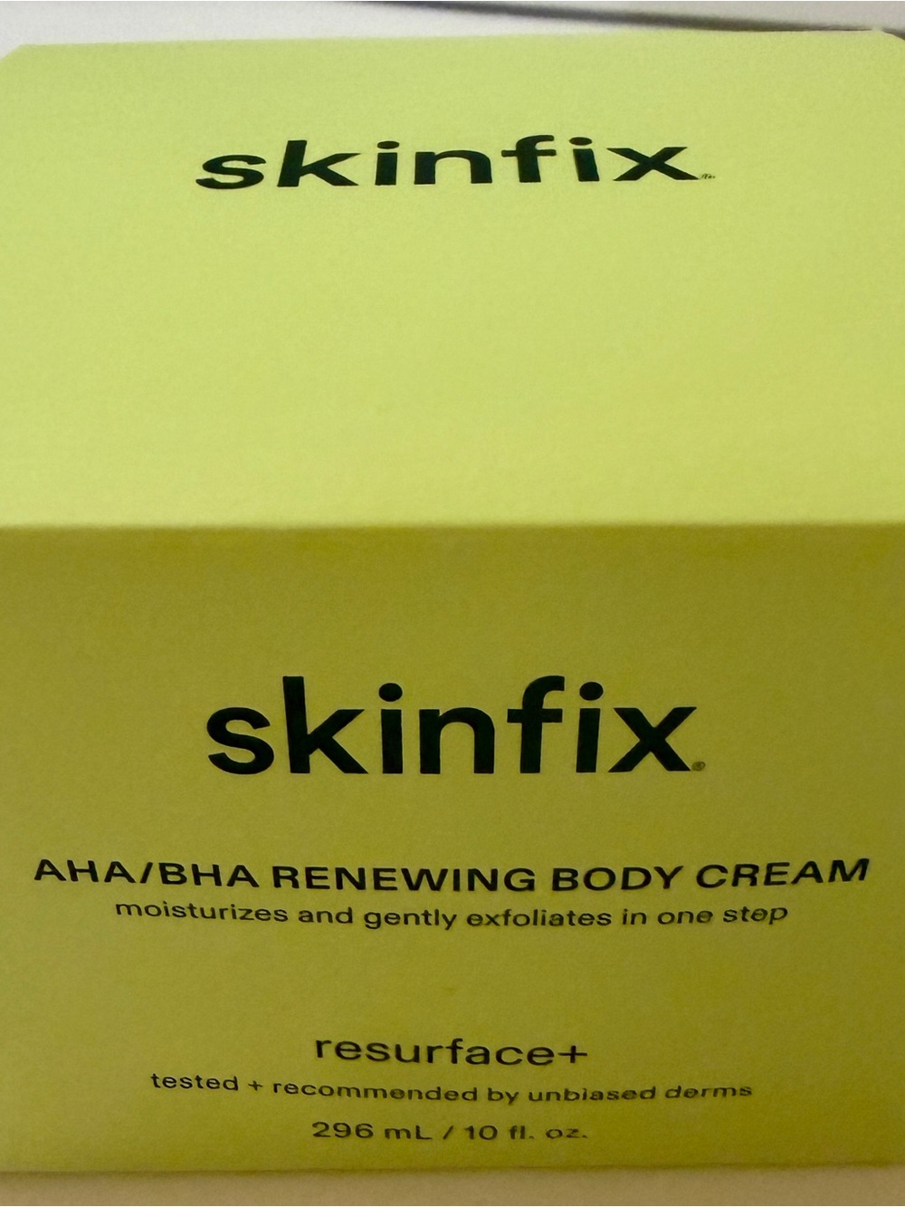 Skinfix AHA/BHA Renewing Body Cream - Yellow